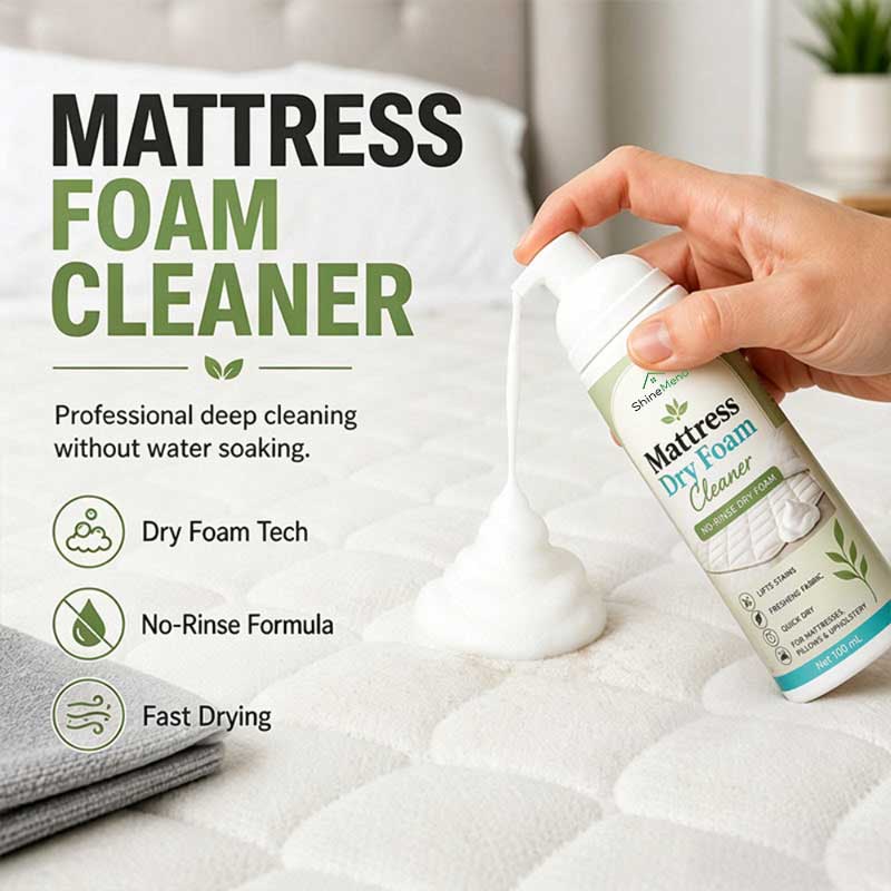 Refresh Your Mattress Without Washing – No-Rinse Foam Cleaner