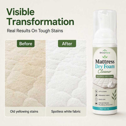 Refresh Your Mattress Without Washing – No-Rinse Foam Cleaner