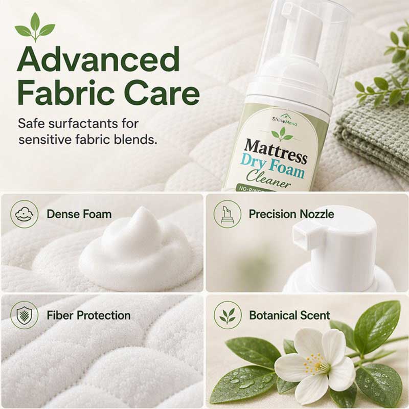 Refresh Your Mattress Without Washing – No-Rinse Foam Cleaner