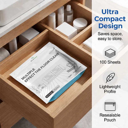 ShineMend™ Water-Soluble Floor Cleaning Sheets — Deep Clean, Zero Mess
