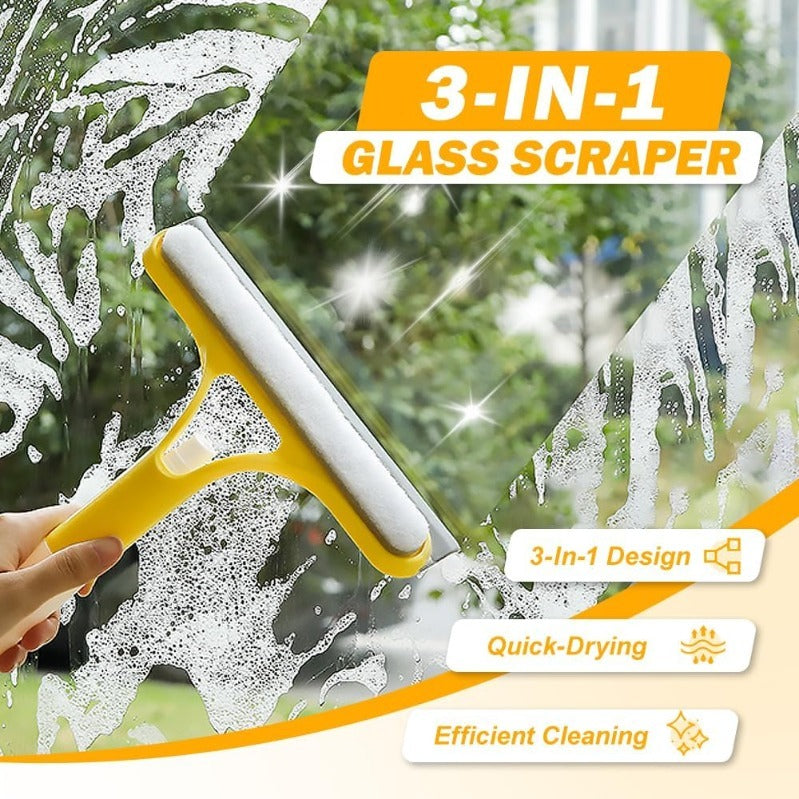 ShineMend™ BrightSwipe 3 in 1 Window Squeegee Cleaner with Spray Bottle