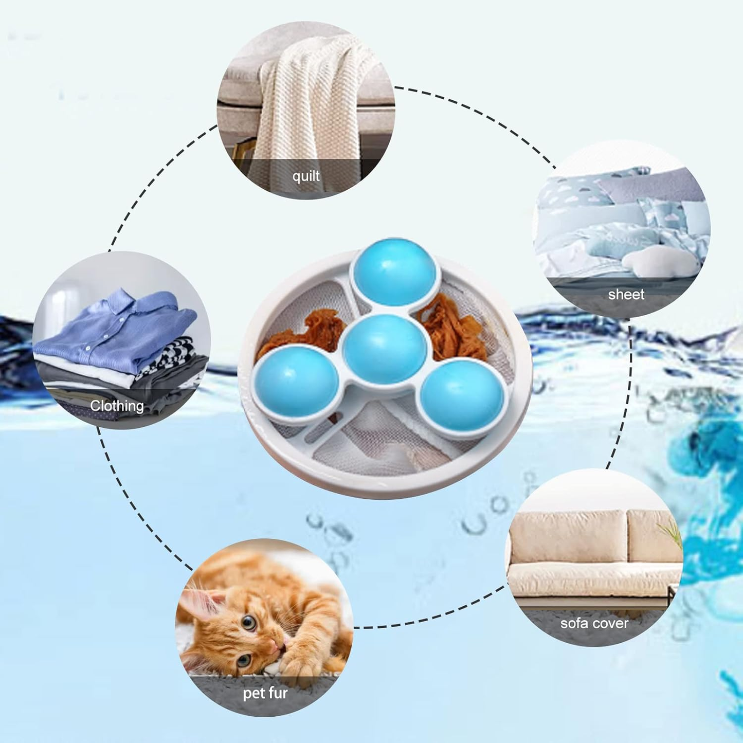 50% OFF NOW! 🔥Odinl™ Reusable Laundry Hair & Lint Catcher🔥