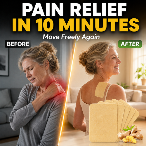 ⏳Time-Limited Special⏰ Ginger Pain Relief Patches – Natural Heat Therapy for Aches & Stiffness | Stick It Where It Hurts! 💆‍♀️