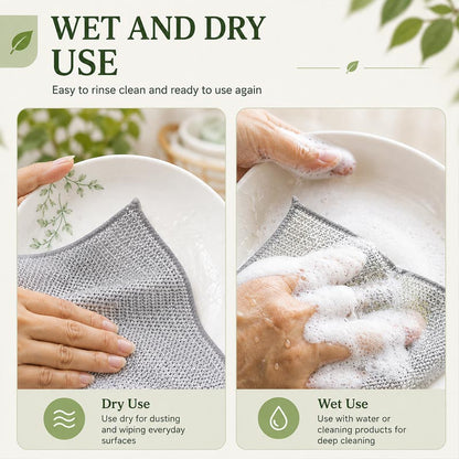 ShineMend™ Silver Mesh Dishcloths