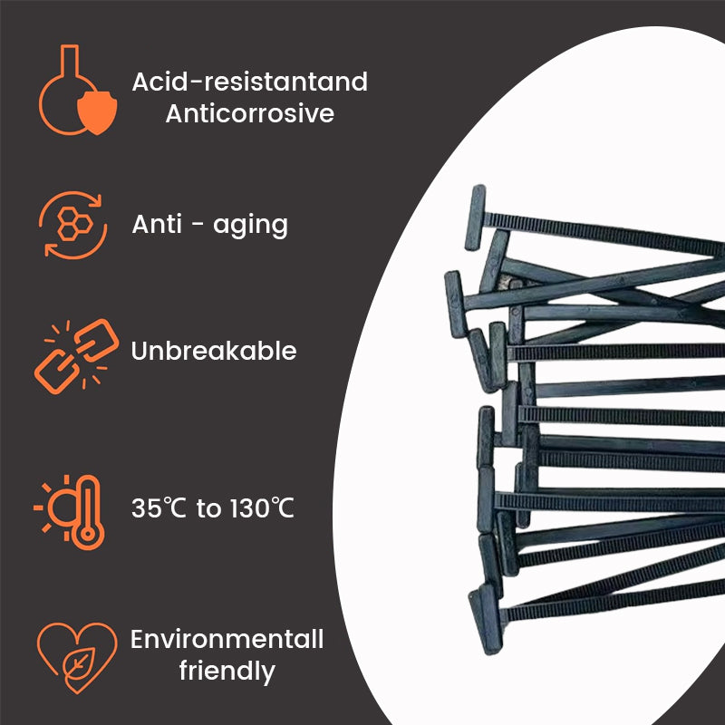Odinl™ Snap-Lock Nylon Cable Tie Buckle