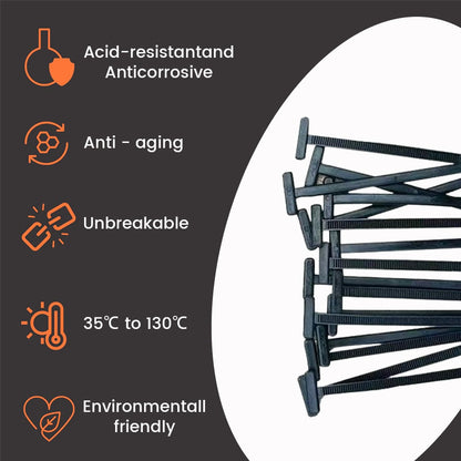 Odinl™ Snap-Lock Nylon Cable Tie Buckle