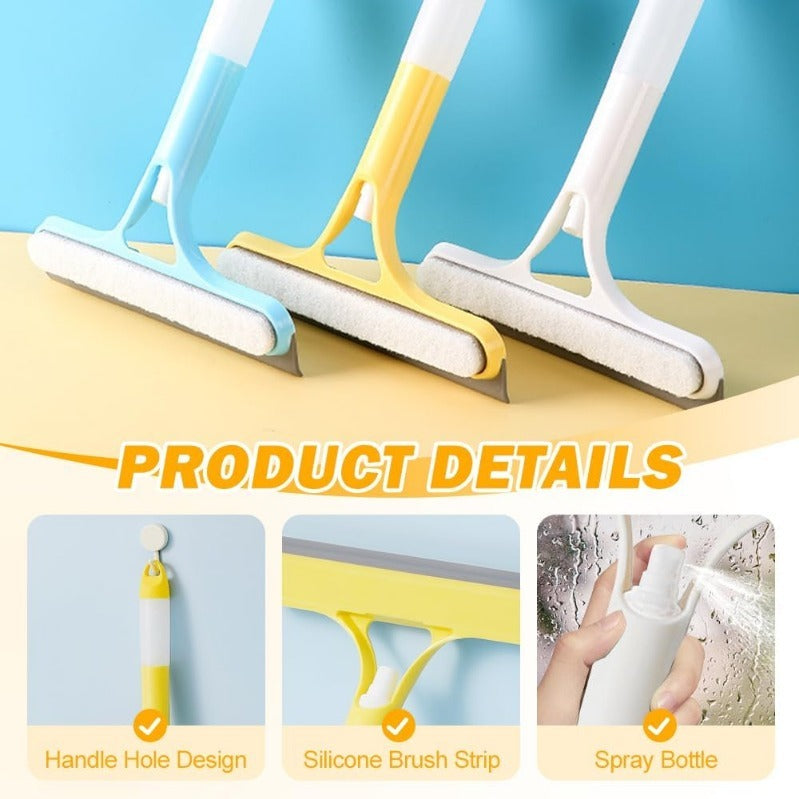 ShineMend™ BrightSwipe 3 in 1 Window Squeegee Cleaner with Spray Bottle