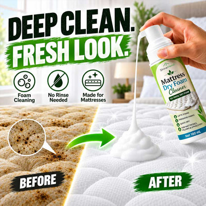 Refresh Your Mattress Without Washing – No-Rinse Foam Cleaner