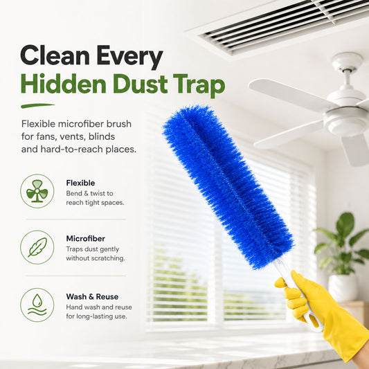 ShineMend™ Easy-Reach Fan, Blind & Vent Cleaner