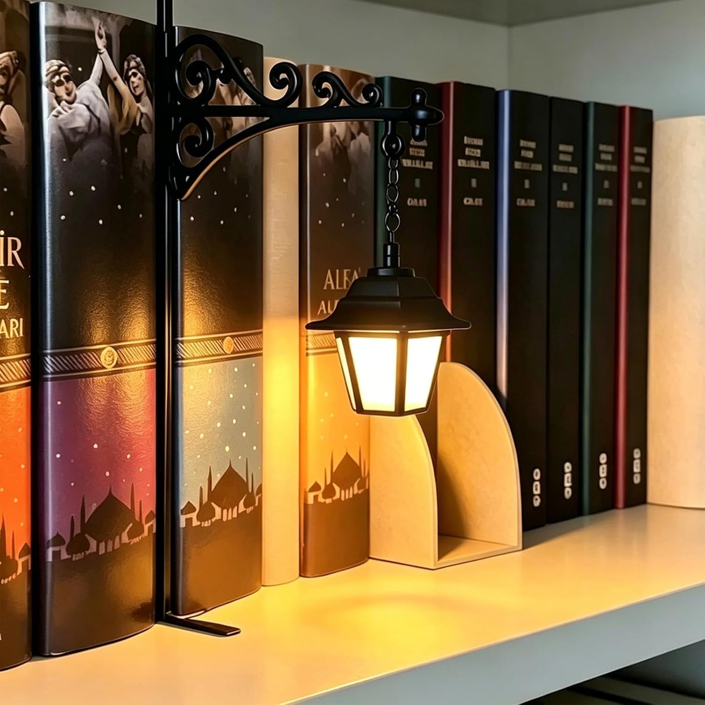 🎁 Buy 2 Get 1 Free | Vimbe™ Mini Library Lantern Bookshelf Light 📚✨
