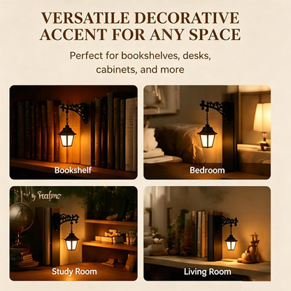 🎁 Buy 2 Get 1 Free | Vimbe™ Mini Library Lantern Bookshelf Light 📚✨