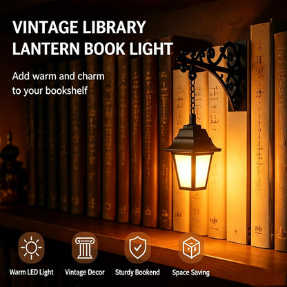 🎁 Buy 2 Get 1 Free | Vimbe™ Mini Library Lantern Bookshelf Light 📚✨