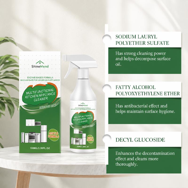 ShineMend™ Multi-Purpose Kitchen Appliance Cleaner Spray