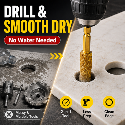 2-in-1 Hexagonal Shank Brazing Dry Drilling Specialized Hole Opener (Copy)