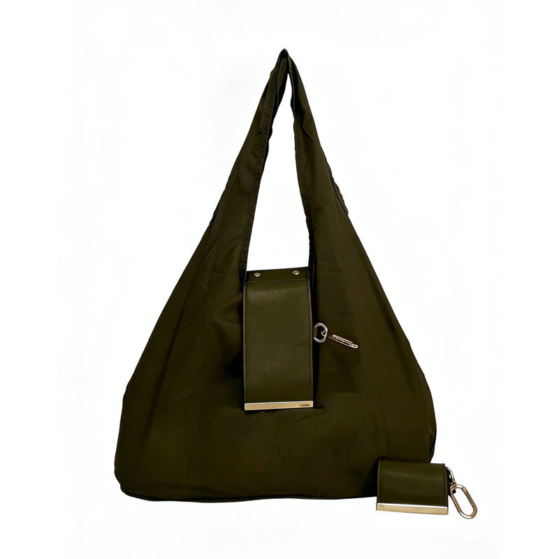 Transformable Bag – Stylish Vegan Leather Tote & Keychain Charm