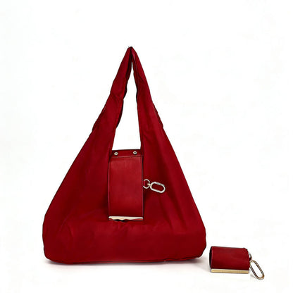 Transformable Bag – Stylish Vegan Leather Tote & Keychain Charm