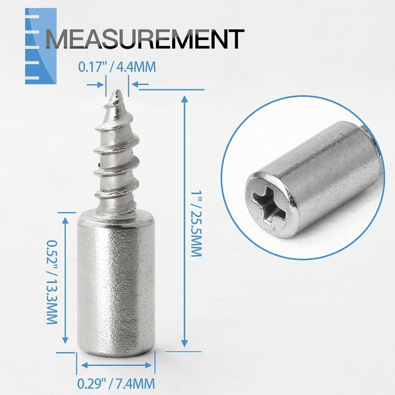 Odinl™ Metal Shelf Support Pegs for Secure Storage