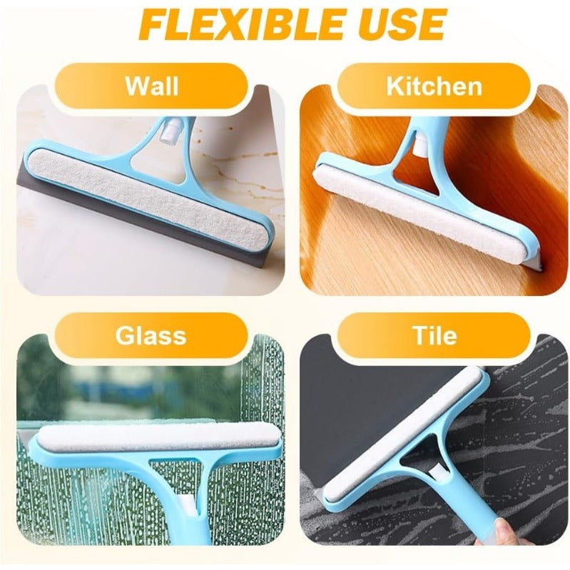 ShineMend™ BrightSwipe 3 in 1 Window Squeegee Cleaner with Spray Bottle