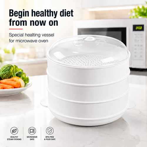 Odinl™🔥Hot Sale🔥Microwave Oven Steamer