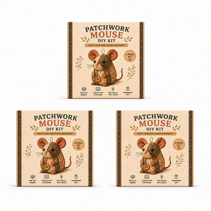 🔥2026 Hot Sale - 🐭🧵 Odinl™ Patchwork Mouse DIY Sewing Kit