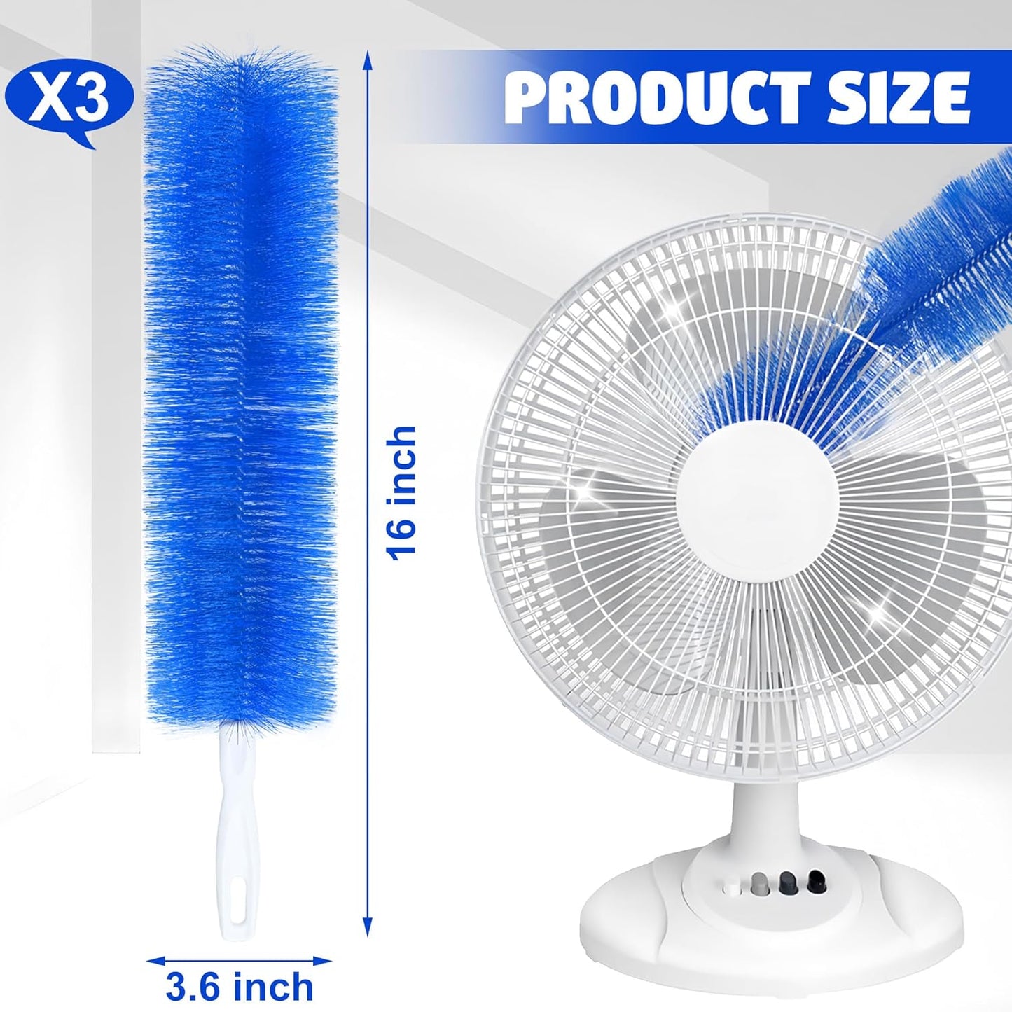⚡Hot Sales 49% OFF🔥Odinl™ Easy-Reach Fan, Blind & Vent Cleaner