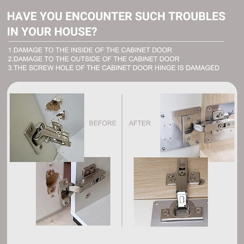 Odinl™ Cabinet Hinge Repair Plate Kit