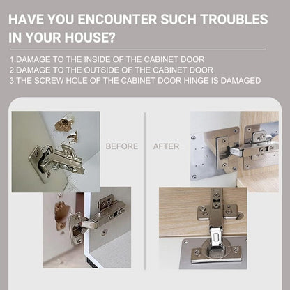 Odinl™ Cabinet Hinge Repair Plate Kit