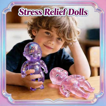 Limited-Time Cute Pick ✨👶 Mooshie Glitter Baby Squishy Sensory Toy