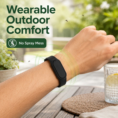 Ultrasonic powerful mosquito repellent wristband