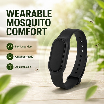 Ultrasonic powerful mosquito repellent wristband