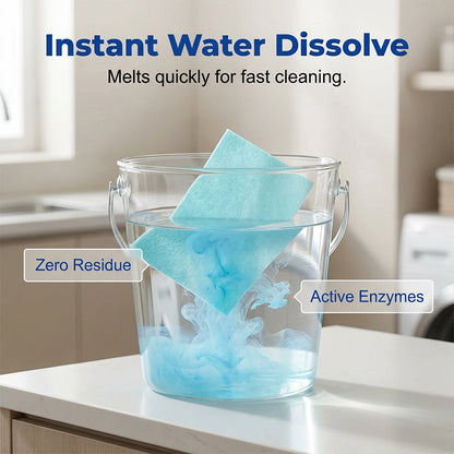 ShineMend™ Water-Soluble Floor Cleaning Sheets — Deep Clean, Zero Mess